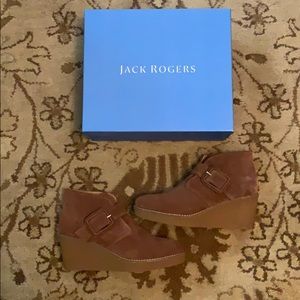 Izzie Suede Wedge Bootie